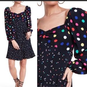 Rixo X target polka dot dress